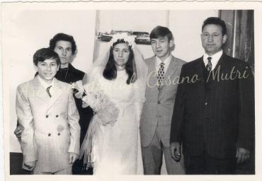 1992 - La sposa Crocco Giovannangela con la sua famiglia 